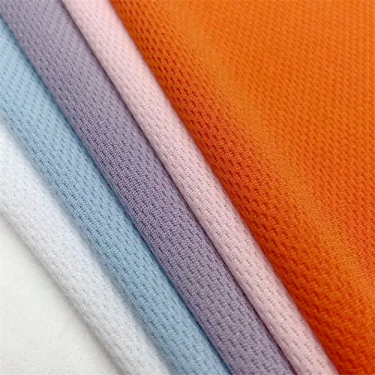 Breathable Bird Eye Mesh Sports Fabric in stock