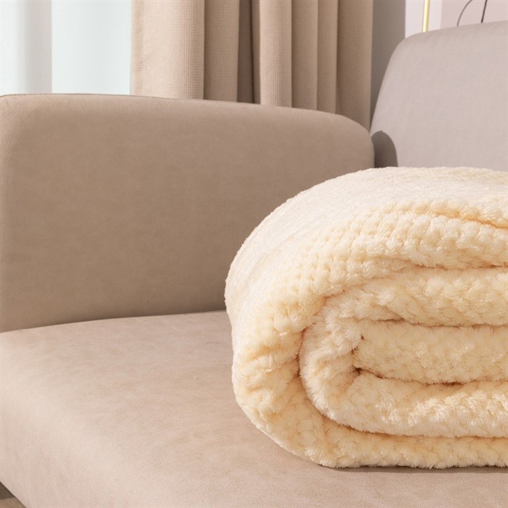 super soft coral fleece blanket