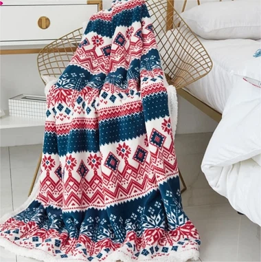 二重層クリスマスブランケット