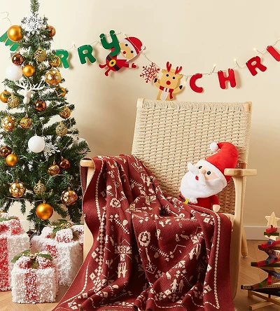 クリスマススタイルの毛布
