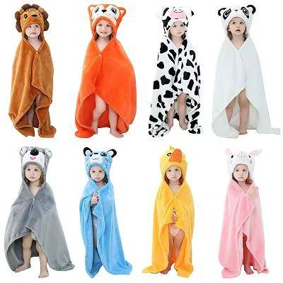 子供用のフランネルパーカーブランケット