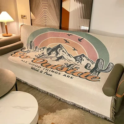 Tassel Tapestry Blanket